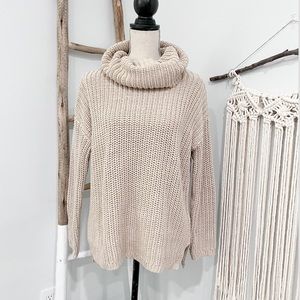 Haven Oversized Turtleneck Sweater SZ S